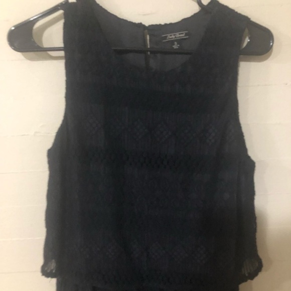 Lucky Brand Fringe Layered Mini Shift Dress SZ S - Picture 3 of 10
